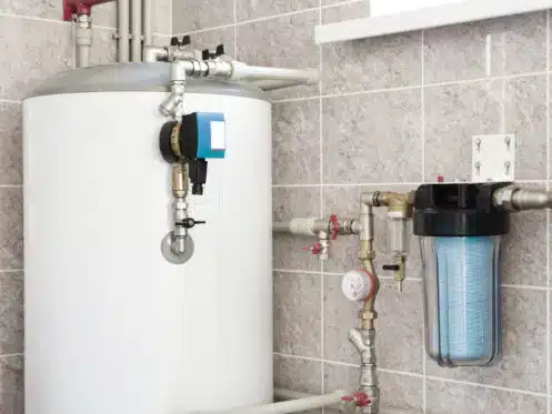 Water heater inside home